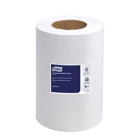 Tork Tork Advanced Soft Mini Centerfeed Hand Towel, 2-Ply, White - 266 Tissue per Roll, Roll of 12 121225